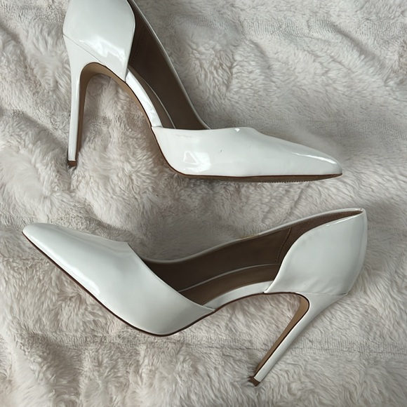 Mix no. 6 white patent heels size 9 - Picture 5 of 6
